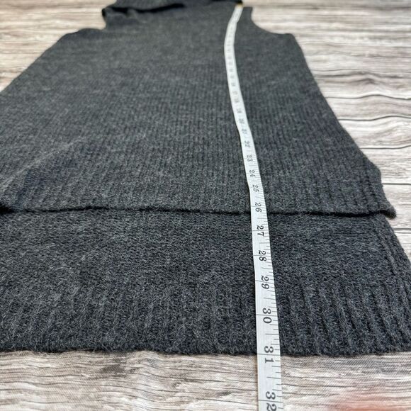 Derek Heart Women's Grey Gray Cowl Neck Sleeveless Hi Low Sweater M Med Medium - Picture 9 of 11